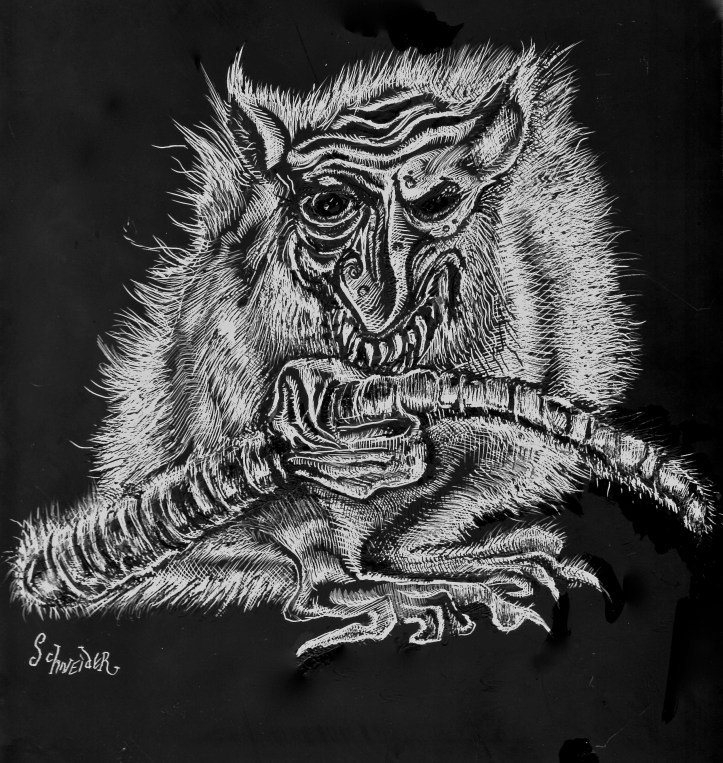 Brown Jenkins, by Charles Schneider - click to enlarge