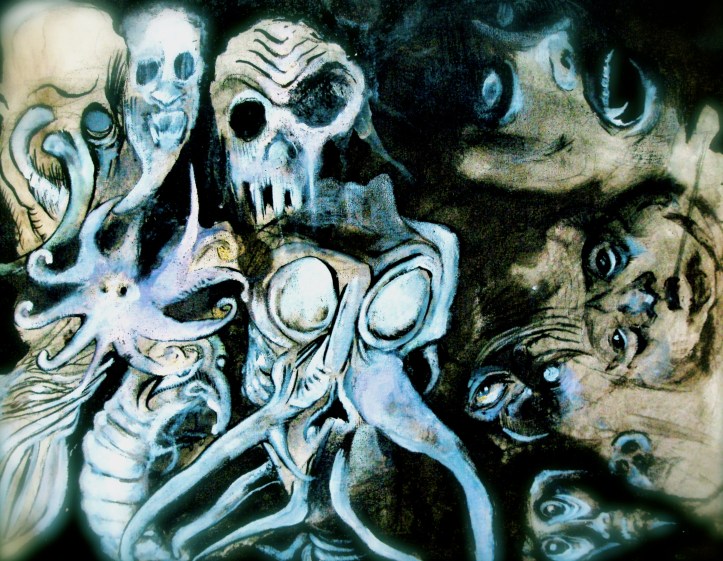 Eldritch Beings, by Charles Schneider - click to enlarge