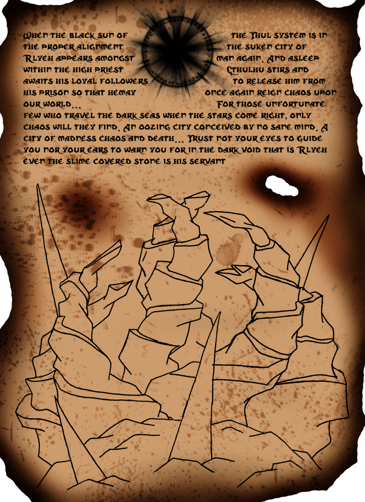 Rlyeh, by Dan Hunt - click here to enlarge