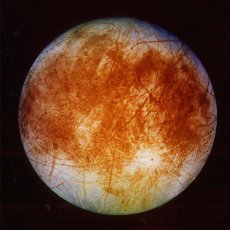 An image of Europa released by the Jet Propulsion Laboratory in Pasadena, Calif., in 1996 by the Galileo spacecraft (www.nasa.gov).